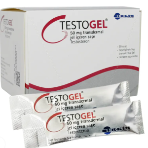 Testogel 50 mg – Gel de Testostérone (30 sachets)