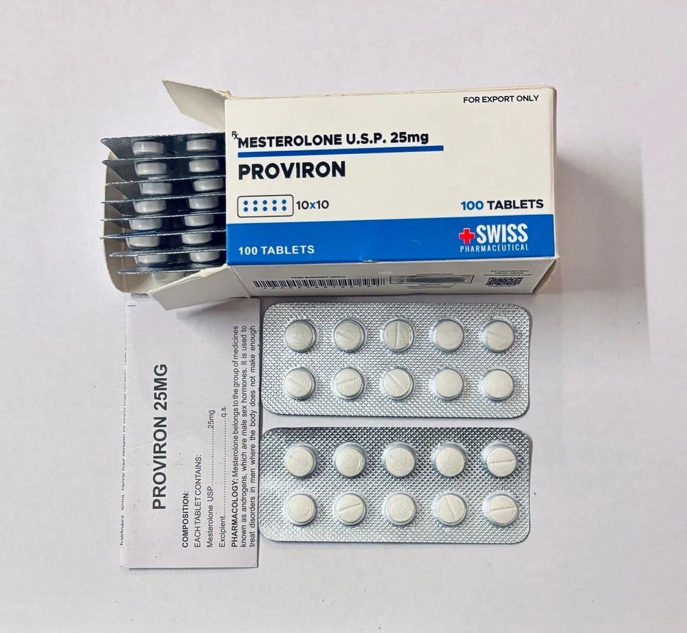 Mesterolone 25mg โ 100 Tablets