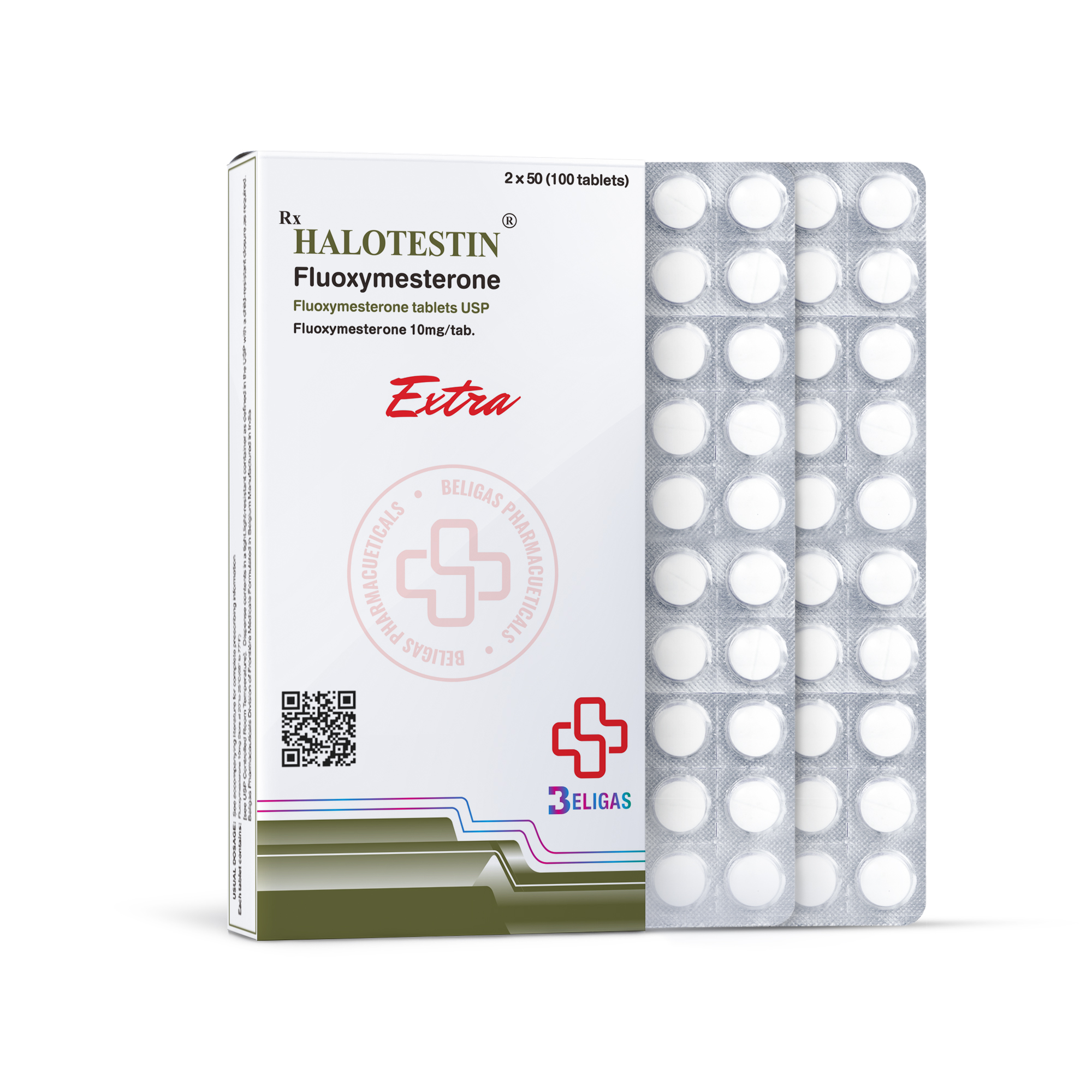 Fluoxymesterone 10mg โ 100 Tablets
